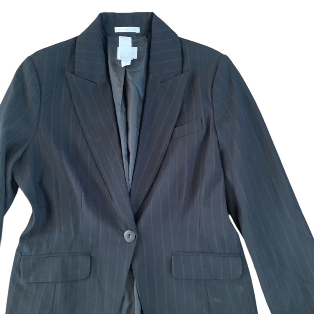 Emma James Striped Womens Blazer Jacket Size 12 - Picture 3 of 7